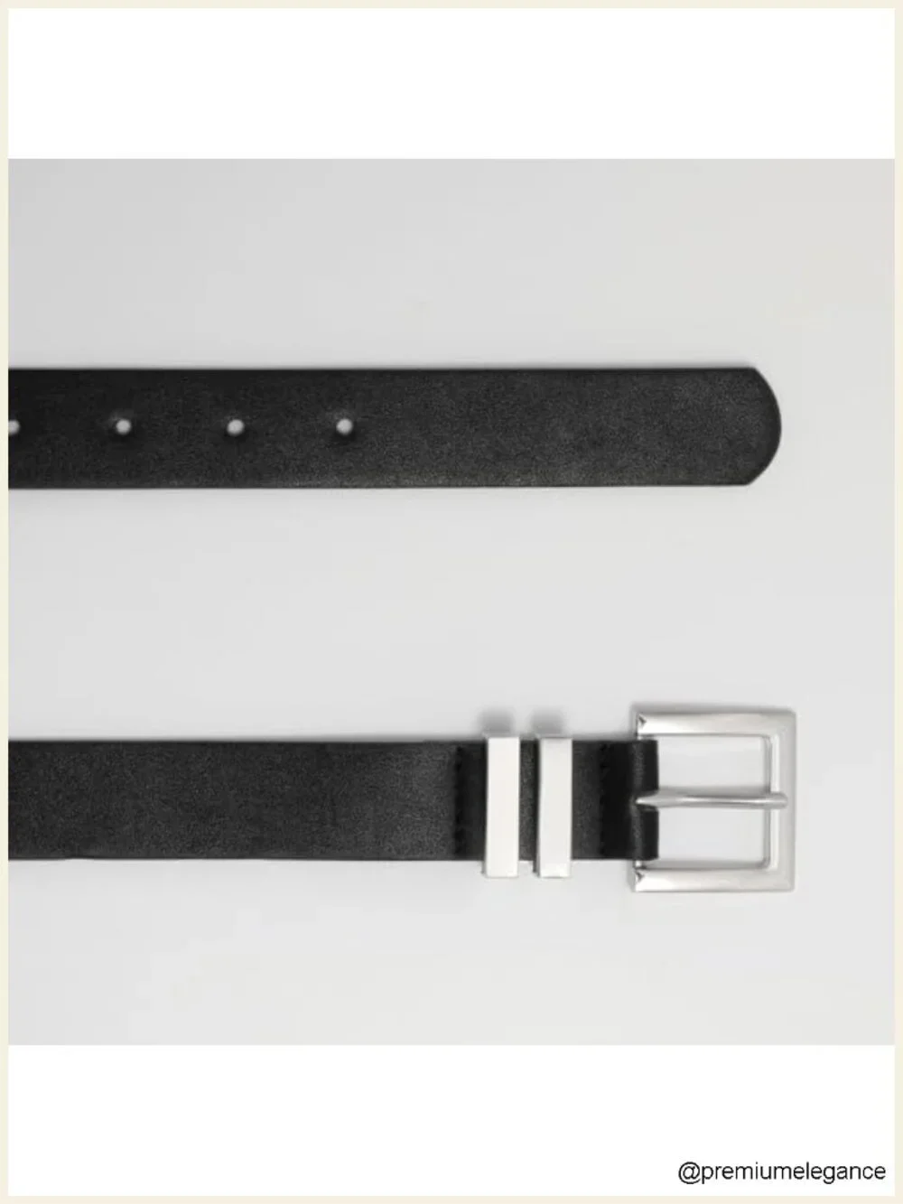 Women's Faux Leather Belt Square Buckle Waist Belt